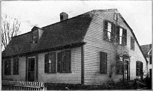 One of the Oldest Houses (Perry Place, Corner of Prospect and Pleasant Streets.)