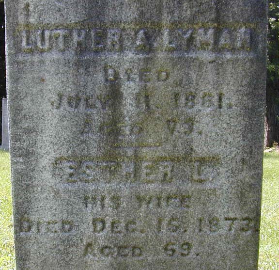 Luther and Esther Lyman